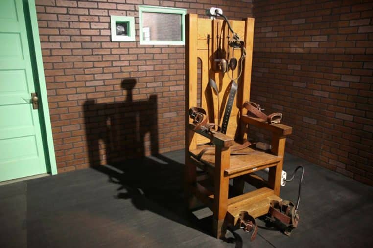 Man executioner electric chair