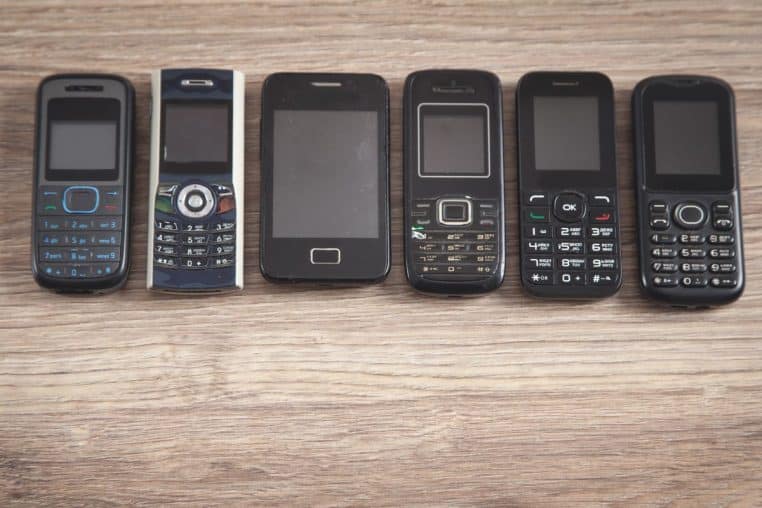 old mobile phones @canva