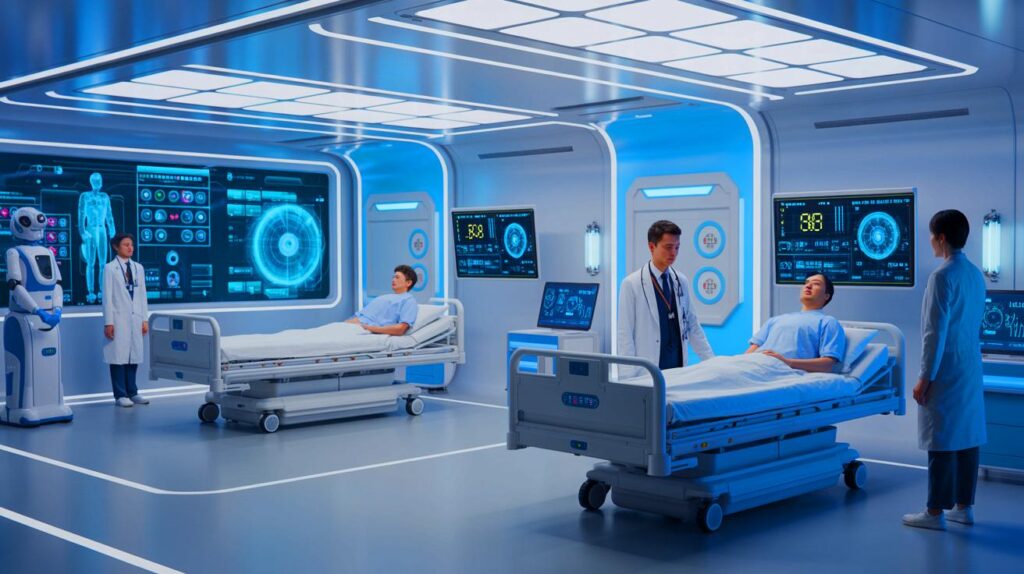 “These are 14 Chinese doctors… but none of them are human”: China opens its very first hospital entirely managed by AI.