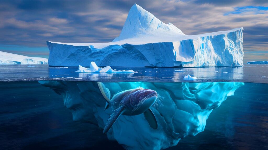 “This creature should never have resurfaced”: terrifying discovery following the break-up of a giant iceberg.