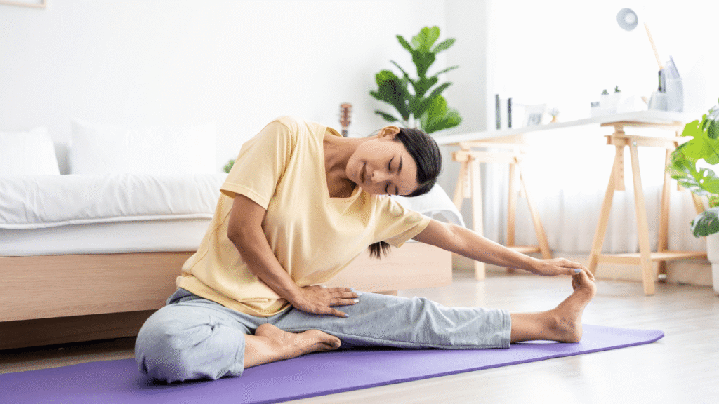 This targeted Pilates movement has allowed me to achieve a flat stomach without traditional abs.
